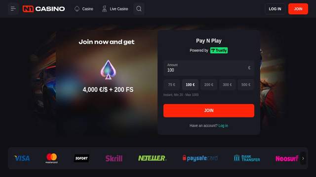 N1 Casino casino screenshot